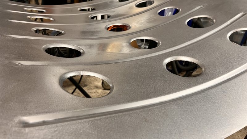 Tillverkning av innerplåten till bakluckan